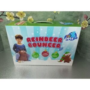 Air‎ Pets Reindeer Bouncer Kids Rubber 100lbs Max.  W/Pump Bouncer Toy